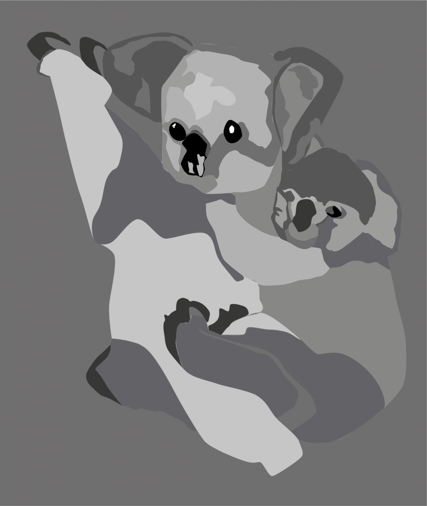 Analoge tekening bewerkt met adobe illustrator